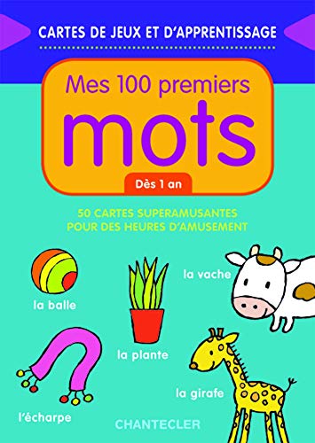 9782803458363: Mes 100 premiers mots: Ds 1 an, 50 cartes superamusantes pour des heures d'amusement