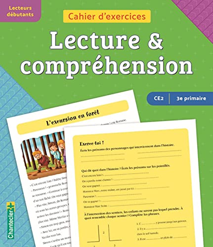 9782803463848: Cahier d'exercices lecture & comprhension (CE2 -3e primaire) (vert-bleu)