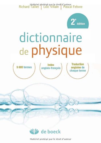 Beispielbild fr Dictionnaire De Physique zum Verkauf von RECYCLIVRE