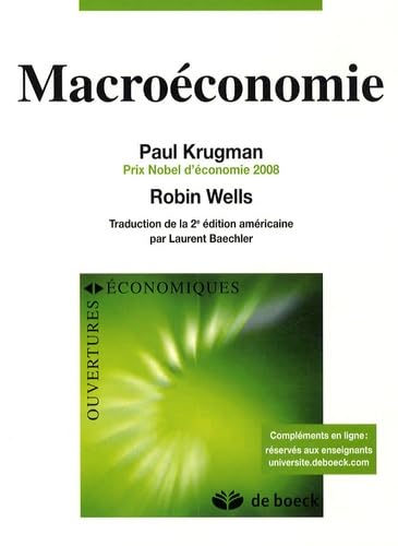 Stock image for Macro conomie (Ouvertures  conomiques) (French Edition) for sale by HPB-Red