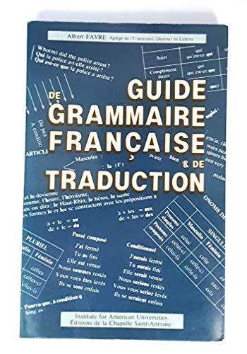 Stock image for Guide de grammaire franaise for sale by Ammareal