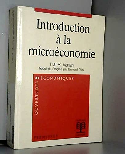 Stock image for Introduction  la microconomie for sale by medimops