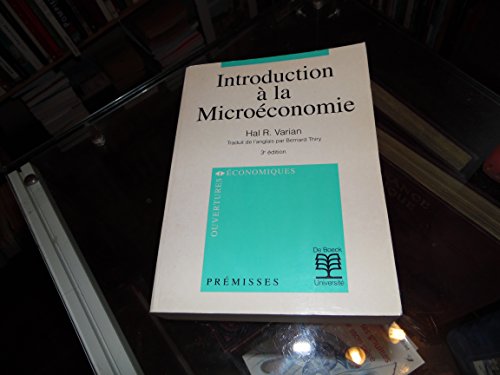 Stock image for Introduction  la microconomie for sale by medimops