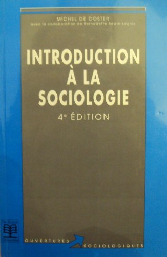 Stock image for Introduction  la sociologie for sale by Librairie Th  la page
