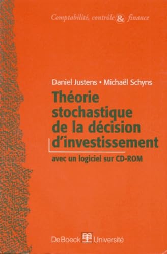 Imagen de archivo de THEORIE STOCHASTIQUE DECISION INVESTIS. a la venta por LiLi - La Libert des Livres