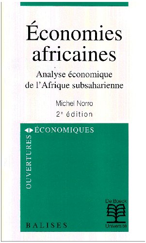 9782804127572: Economies africaines (French Edition)