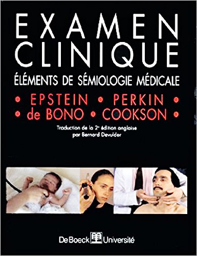 Beispielbild fr Examen Clinique : lments De Smiologie Mdicale zum Verkauf von RECYCLIVRE