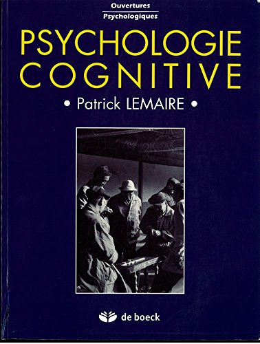 9782804132217: Psychologie cognitive