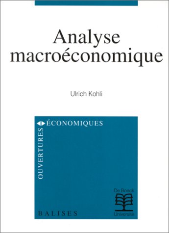 9782804132613: Analyse macroconomique