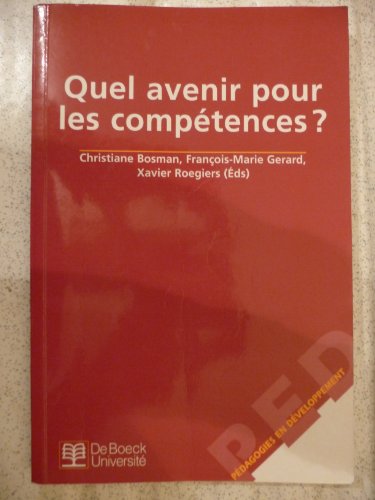 Quel Avenir Pour Les Compétences ? - Bosmans