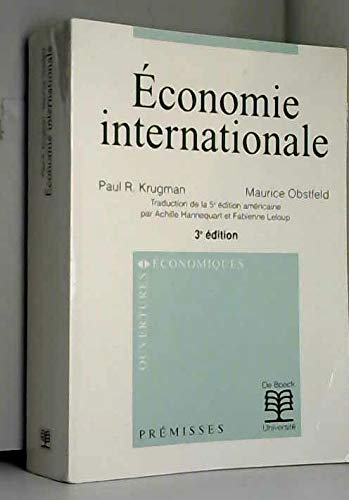 Imagen de archivo de Economie internationale a la venta por Ammareal