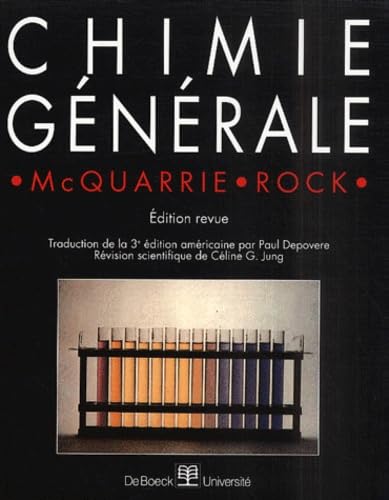 9782804137038: CHIMIE GENERALE