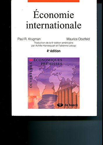 Stock image for Economie Internationale for sale by RECYCLIVRE