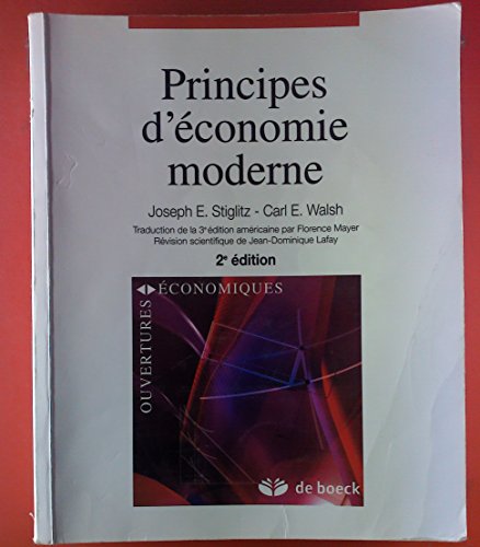 9782804144746: Principes d'conomie moderne