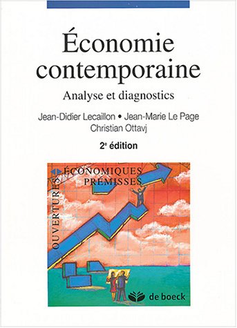 Stock image for Economie contemporaine : Analyse et diagnostics for sale by medimops