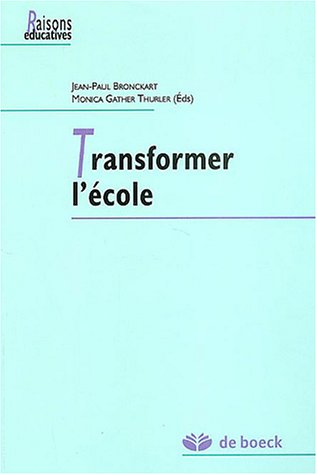 Stock image for Transformer L'cole for sale by RECYCLIVRE