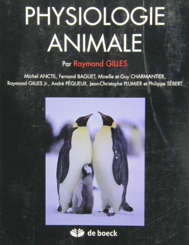 Beispielbild fr Physiologie animale zum Verkauf von Ammareal