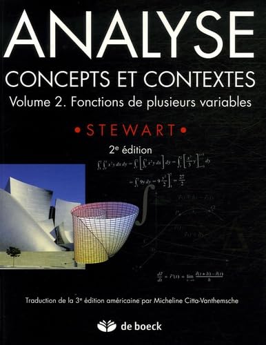 9782804150310: Analyse, concepts et contextes: Volume 2, Fonctions de plusieurs variables