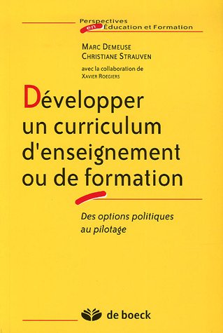 Stock image for Dvelopper un curriculum d'enseignement ou de formation for sale by Ammareal