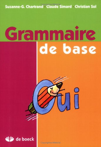 Stock image for Grammaire de base for sale by medimops