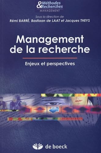 Imagen de archivo de Management de la recherche : Enjeux et perspectives a la venta por Ammareal