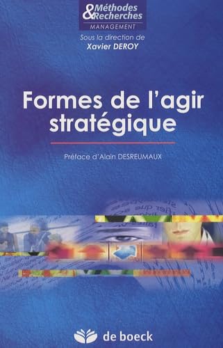 Imagen de archivo de Formes de l'agir stratgique a la venta por Ammareal