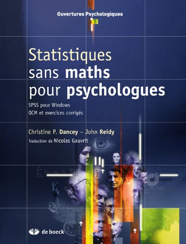 Imagen de archivo de Statistiques sans maths pour psychologues : SPSS pour Windows QCM et exercices corrigs a la venta por medimops