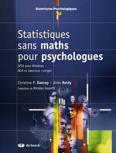 Stock image for Statistiques sans maths pour psychologues : SPSS pour Windows QCM et exercices corrigs for sale by medimops