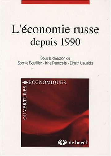 9782804156275: L'ECONOMIE RUSSE DEPUIS 1990