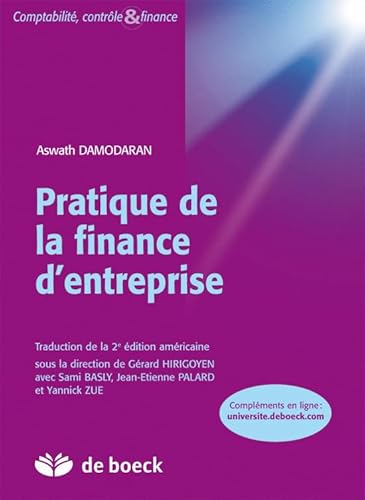 Stock image for Pratique de finance d'entreprise for sale by medimops