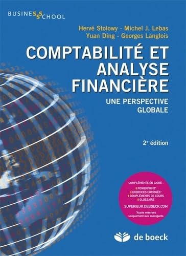 9782804161927: Comptabilit et analyse financire: Une perspective globale