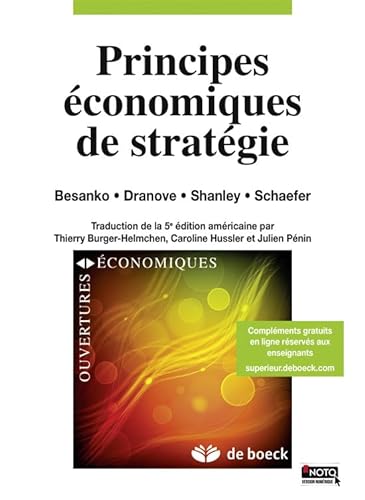 Stock image for Principes Economiques de Strategie for sale by medimops