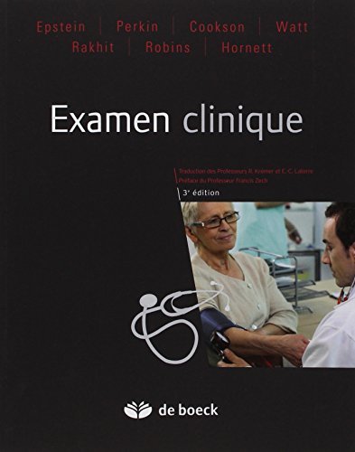 Beispielbild fr Examen clinique zum Verkauf von Gallix