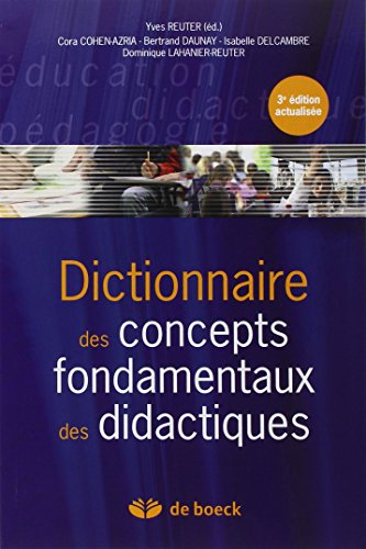Beispielbild fr Dictionnaire des concepts fondamentaux des didactiques zum Verkauf von medimops