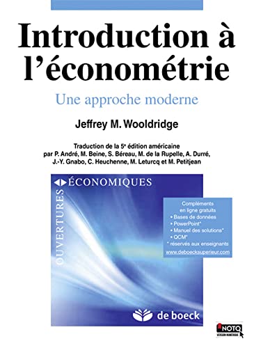 Stock image for Introduction  l'conomtrie for sale by medimops