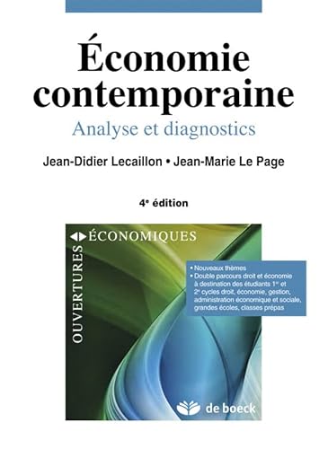 9782804176754: conomie contemporaine: Analyse et diagnostics