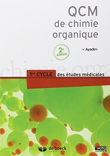 Beispielbild fr QCM de chimie organique (2015) zum Verkauf von Ammareal