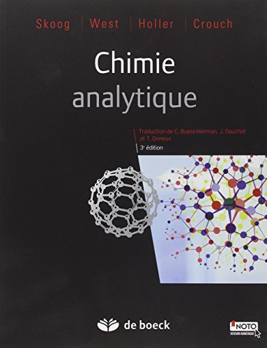 Stock image for Chimie analytique (2015) (French Edition) for sale by Better World Books