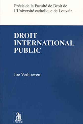 Beispielbild fr Le droit international public zum Verkauf von medimops