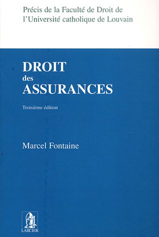 Stock image for Droit des assurances. for sale by Kloof Booksellers & Scientia Verlag