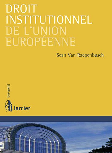Stock image for Droit institutionnel de l'union europenne for sale by Ammareal