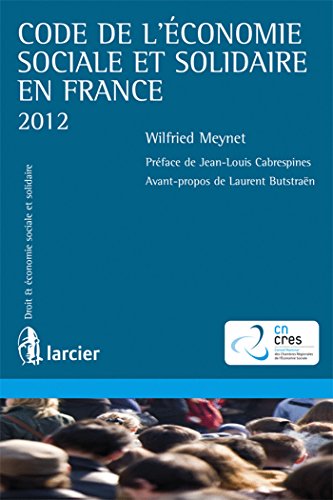 9782804440411: Code de l'economie sociale et solidaire en France, 2012