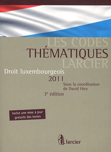 Stock image for Droit luxembourgeois 2011 for sale by Ammareal