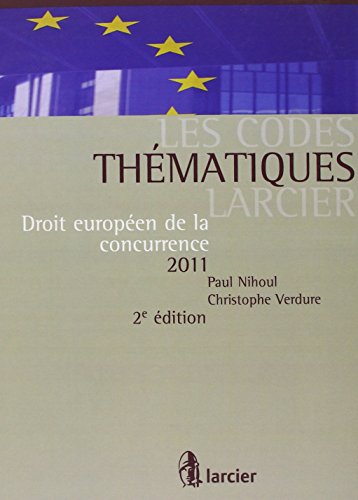 Beispielbild fr Droit Europen De La Concurrence 2011 zum Verkauf von RECYCLIVRE