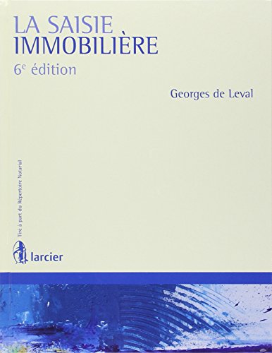 9782804452414: La saisie immobilire