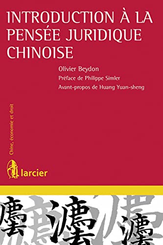 Beispielbild fr Introduction  la pense juridique chinoise zum Verkauf von Books Unplugged