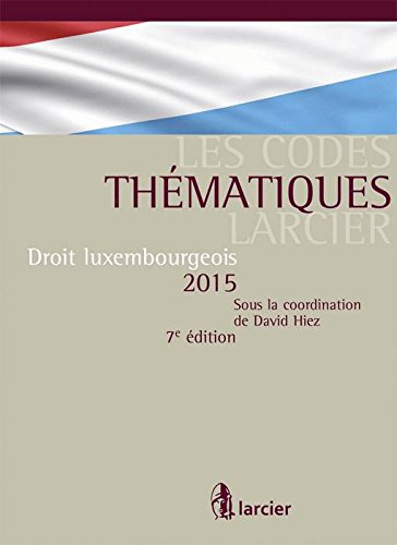 Stock image for Droit luxembourgeois 2015 for sale by medimops