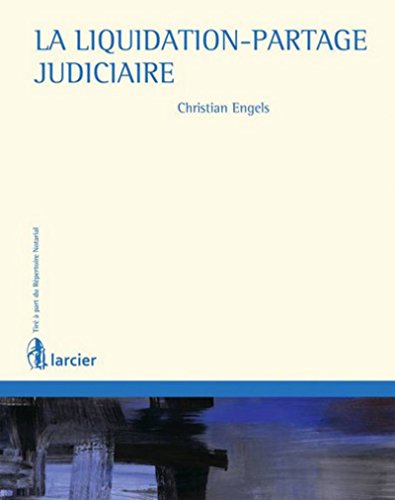 Beispielbild für La liquidation-partage judiciaire zum Verkauf von Buchpark