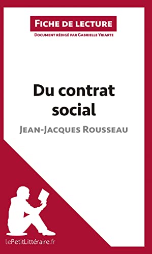 Beispielbild fr Du Contrat social de Rousseau (Fiche de lecture) zum Verkauf von medimops