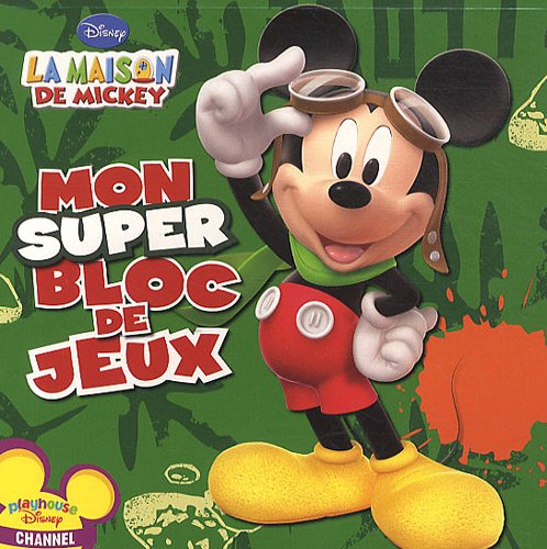 Beispielbild fr La maison de Mickey: Mon super bloc de jeux zum Verkauf von Ammareal